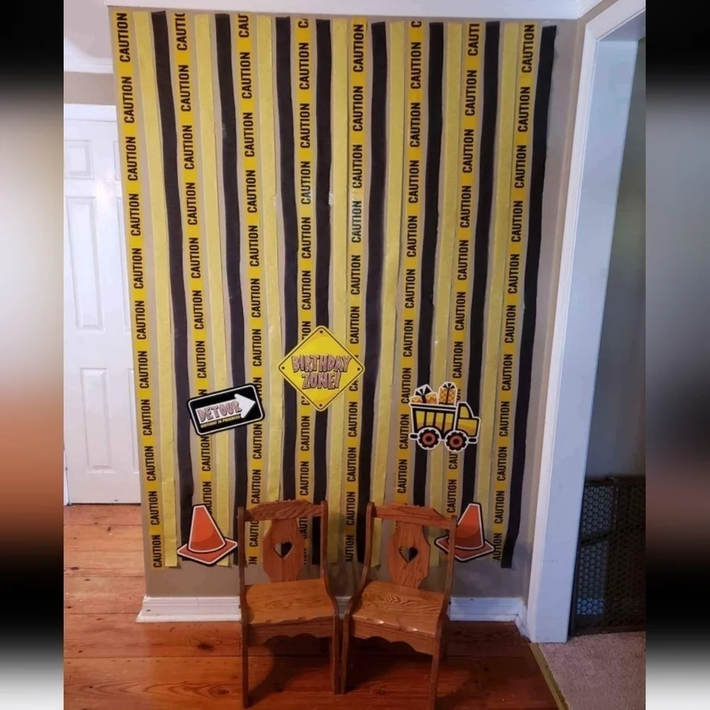 Construction TWO Birthday Party Decorations